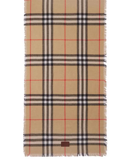 Burberry scarf check pattern